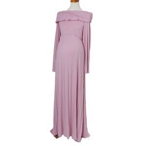 Mother Bee Apparel Pink Maternity Gown